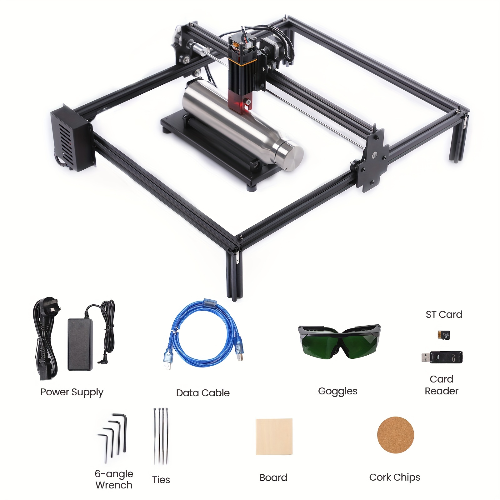 Máquina Grabadora Láser 5W/10W Cortadora Láser Y Máquina De - Temu Mexico