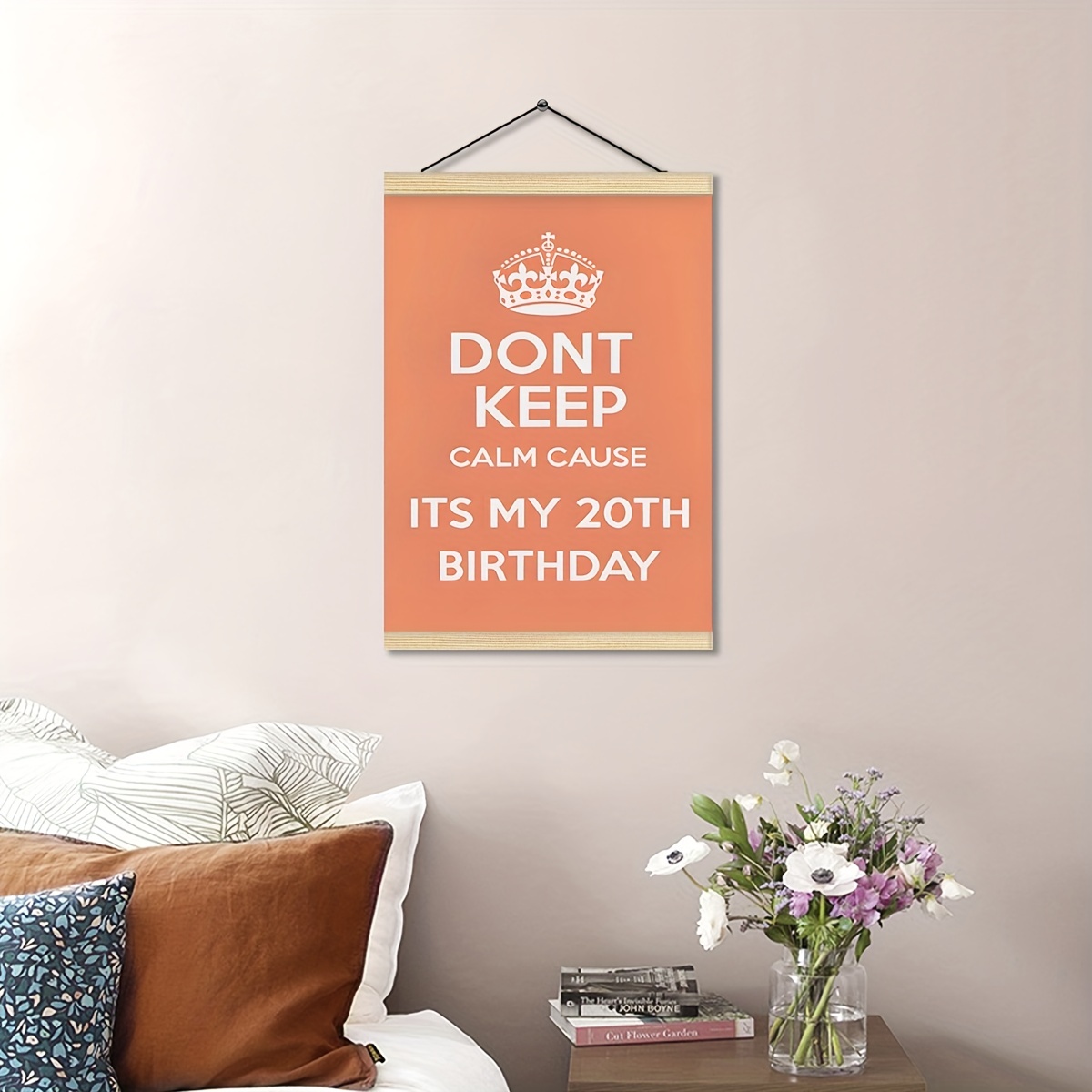 Modern Style Orange Background English Inspirational Slogan - Temu ...