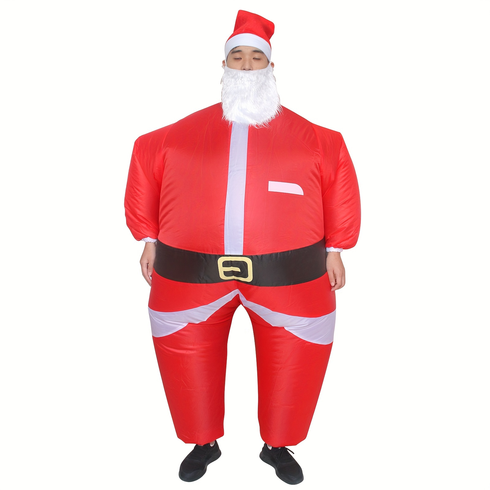 Cute Unique Santa Claus Design Inflatable Suit, Halloween Christmas Play Inflatable Costume Props, Party Decors Photography Props, Stage