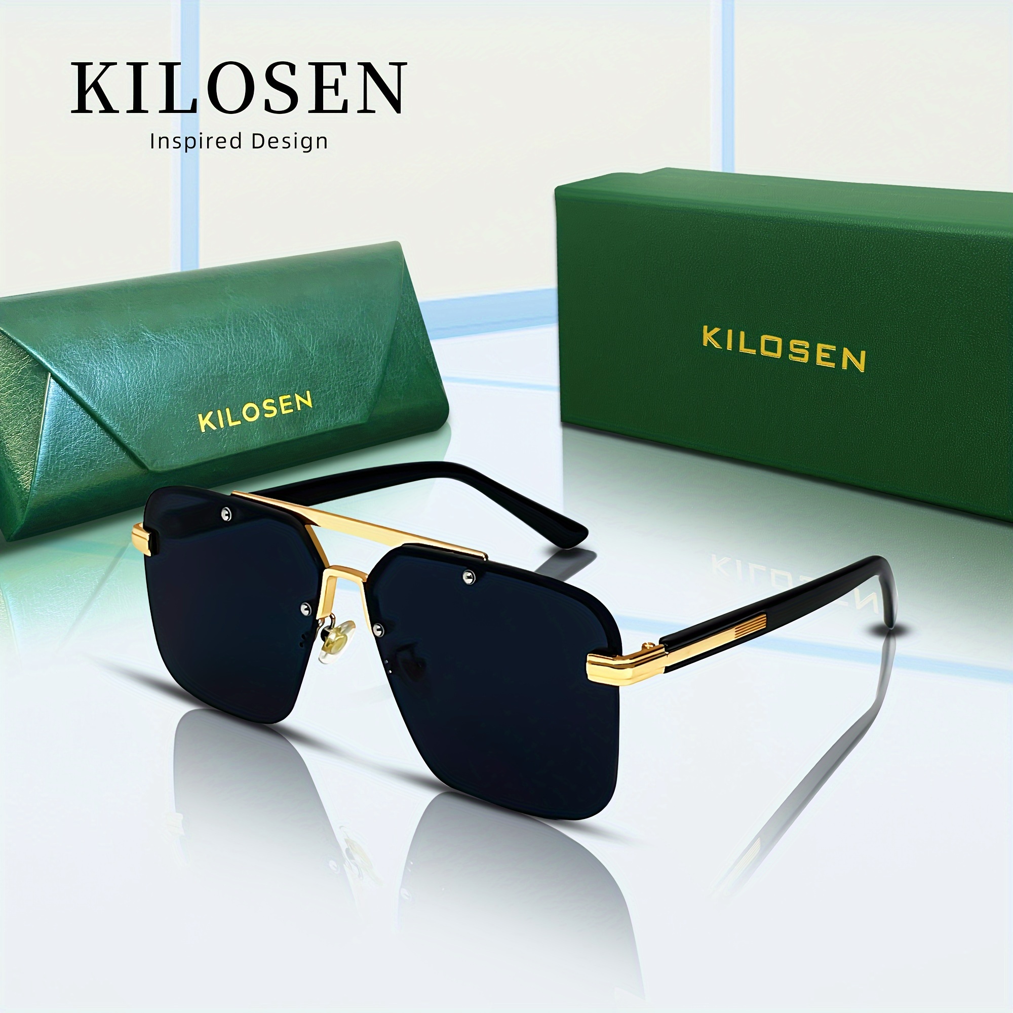 mens and womens casual glasses metal half rim glasses campus