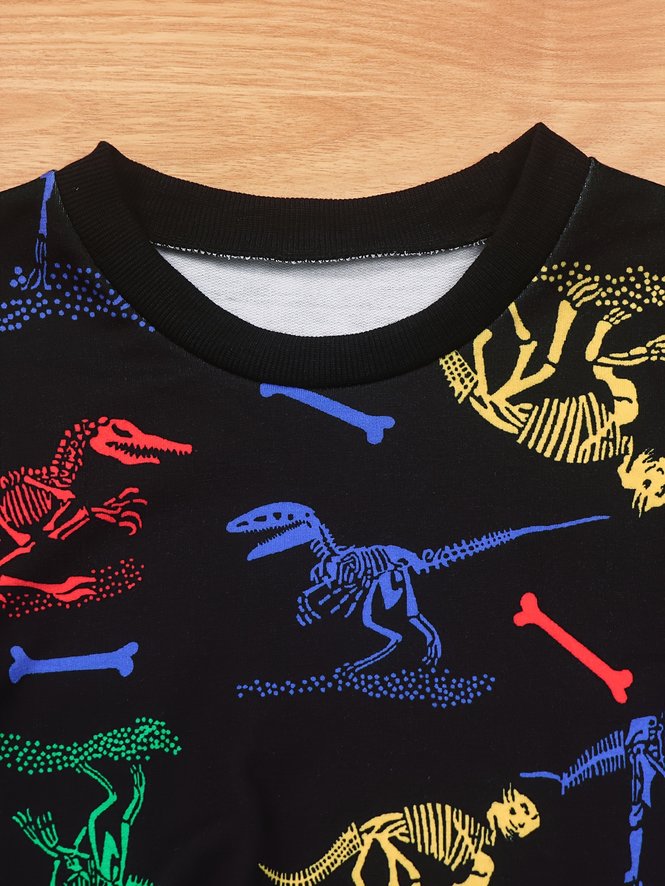 Sudadera Estampado Esqueleto Dinosaurio Luminoso Adecuada - Temu Chile