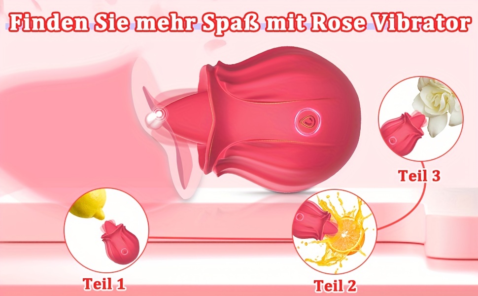 Adult Sex Toys Tongue Vibrator Rose Toy Rose Sex Stimulator - Temu France