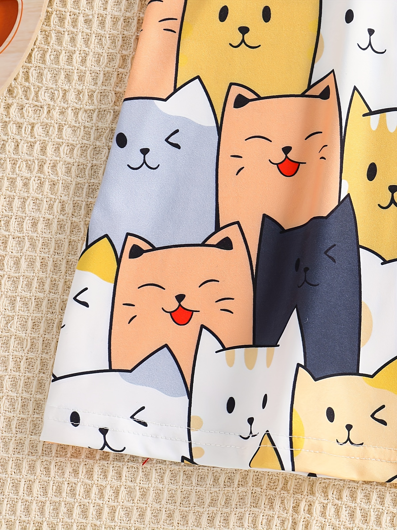Kawaii Cute Cartoon Cat Kitten Kitty 95% Cotton Panty Women's