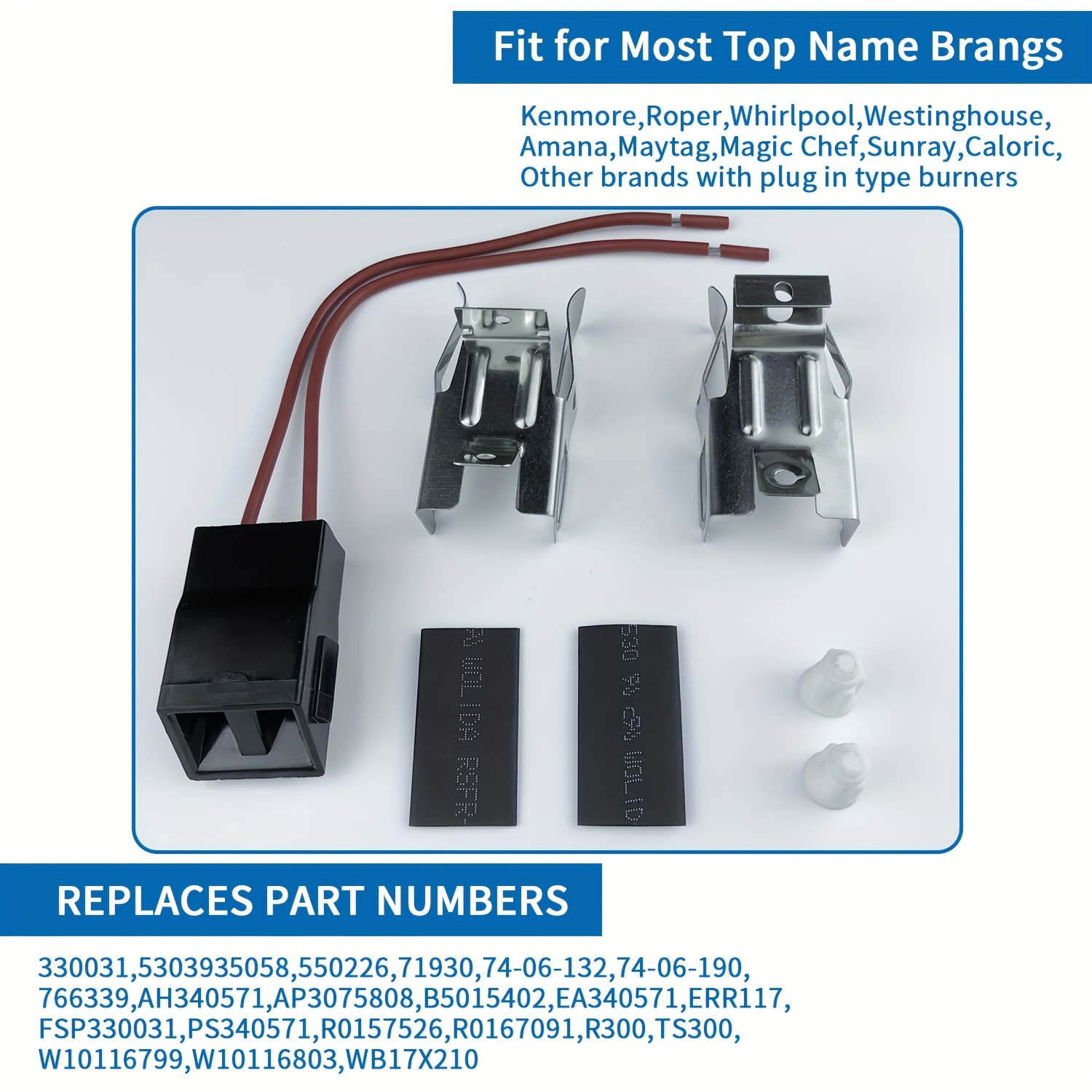 Estate 330031 Range Surface Burner Plugin Block Kit