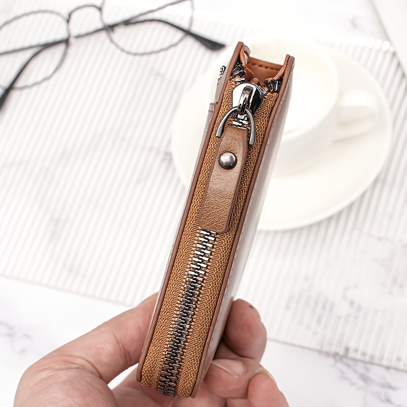 Retro Men's Large Capacity Wallet PU Leather Wallet