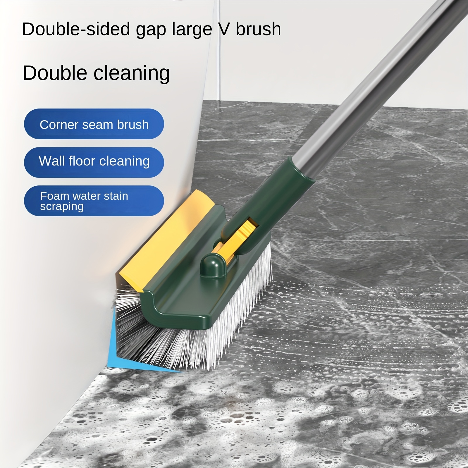 Portable Crevice Cleaning Brush Universal Hard Bristled Crevice Cleaning  Brush Household Durable Grout Gap Cleaning Brush