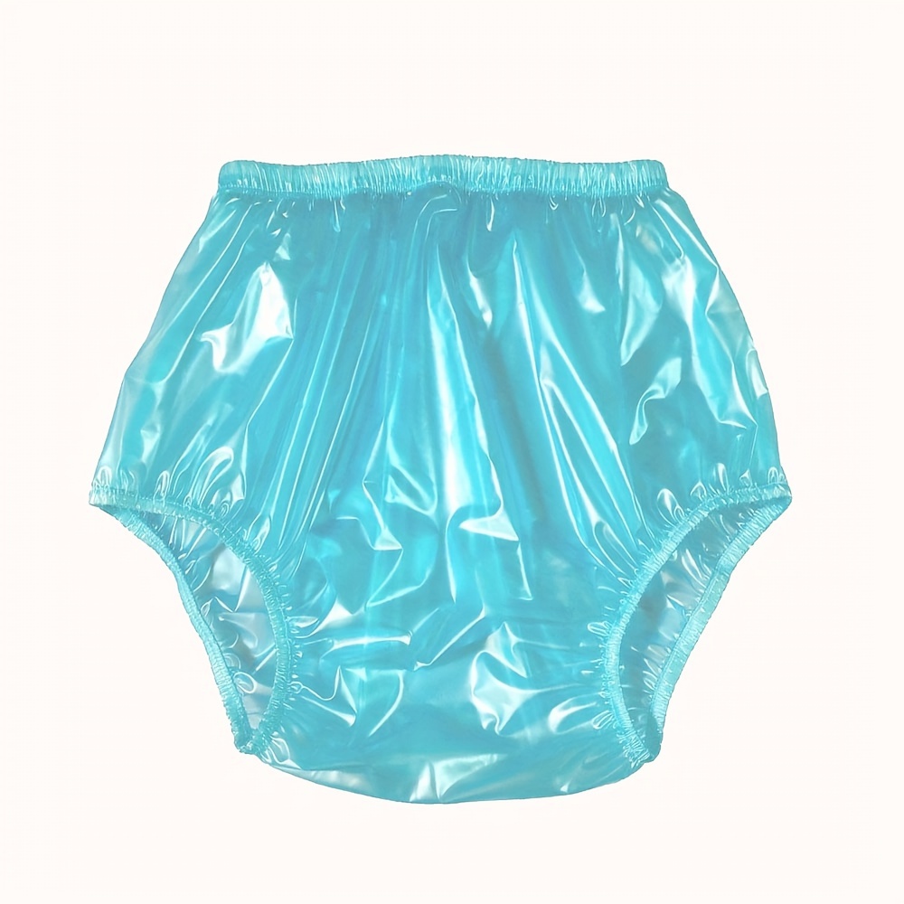 High Waist Transparent Pvc Plastic Underwear Adult Diaper - Temu