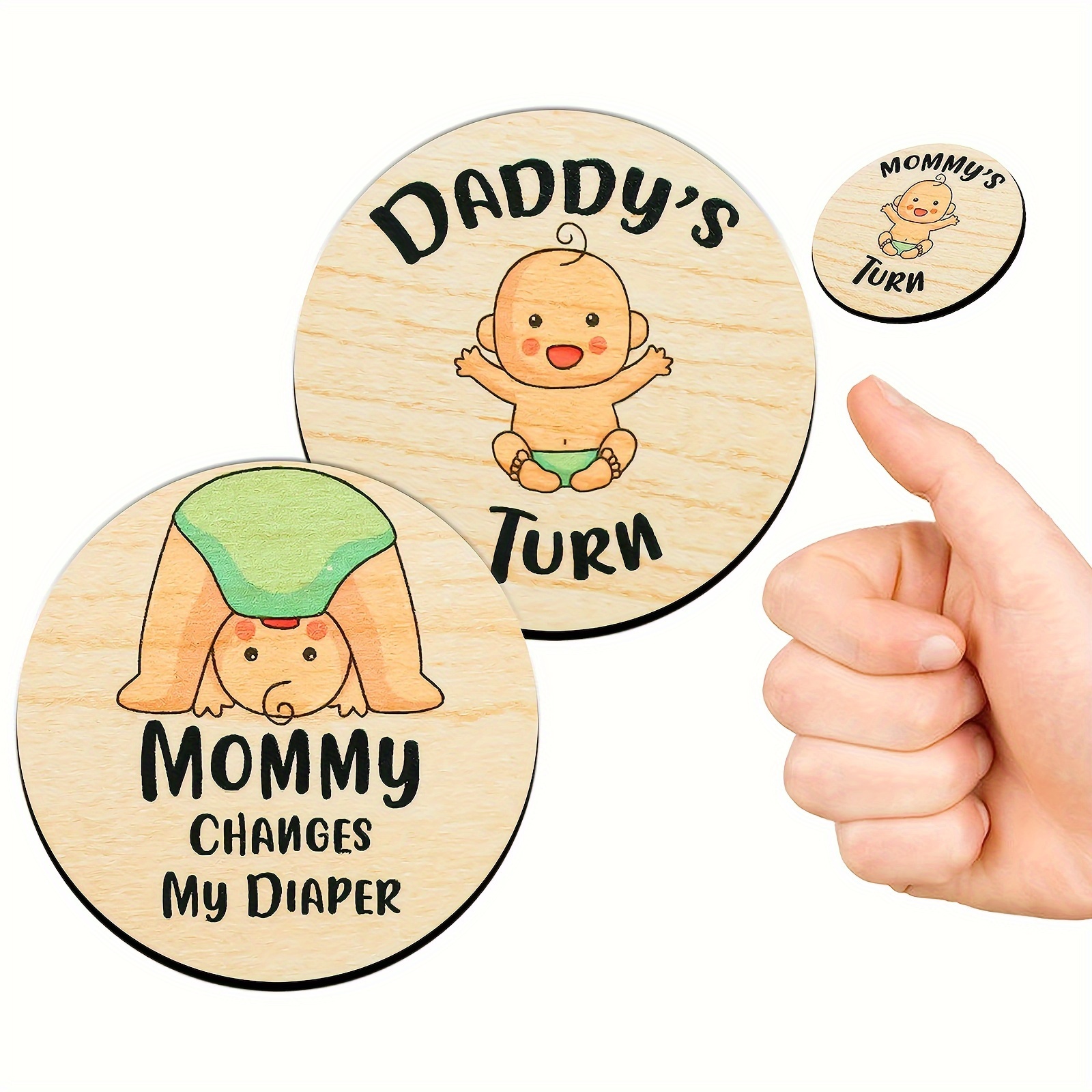 New Baby Gifts for Parents,Double-Sided Decision Coin Gift for New Mom & Dad,Funny Baby Shower Gifts for Couple,Gifts for Pregnant Women As