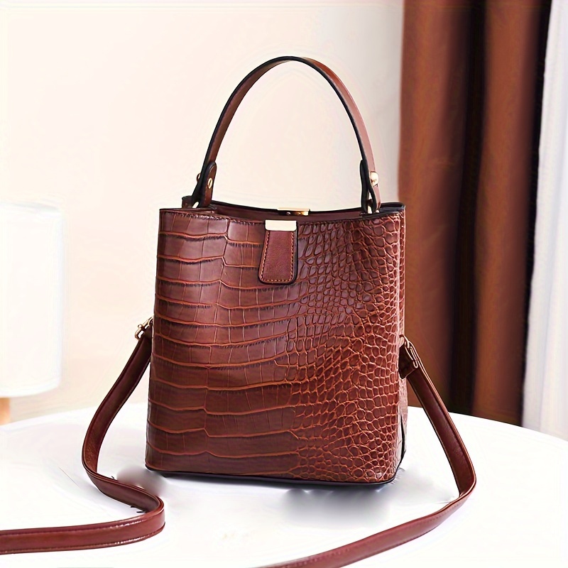 Pochette En Cuir Vintage Sac à Main Ancien Peau Patchwork - France