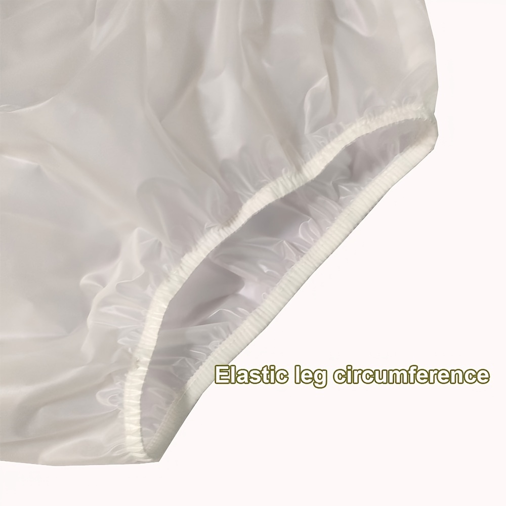 High Waist Diaper Cover Panty Pvc Plastic Transparent Adult - Temu