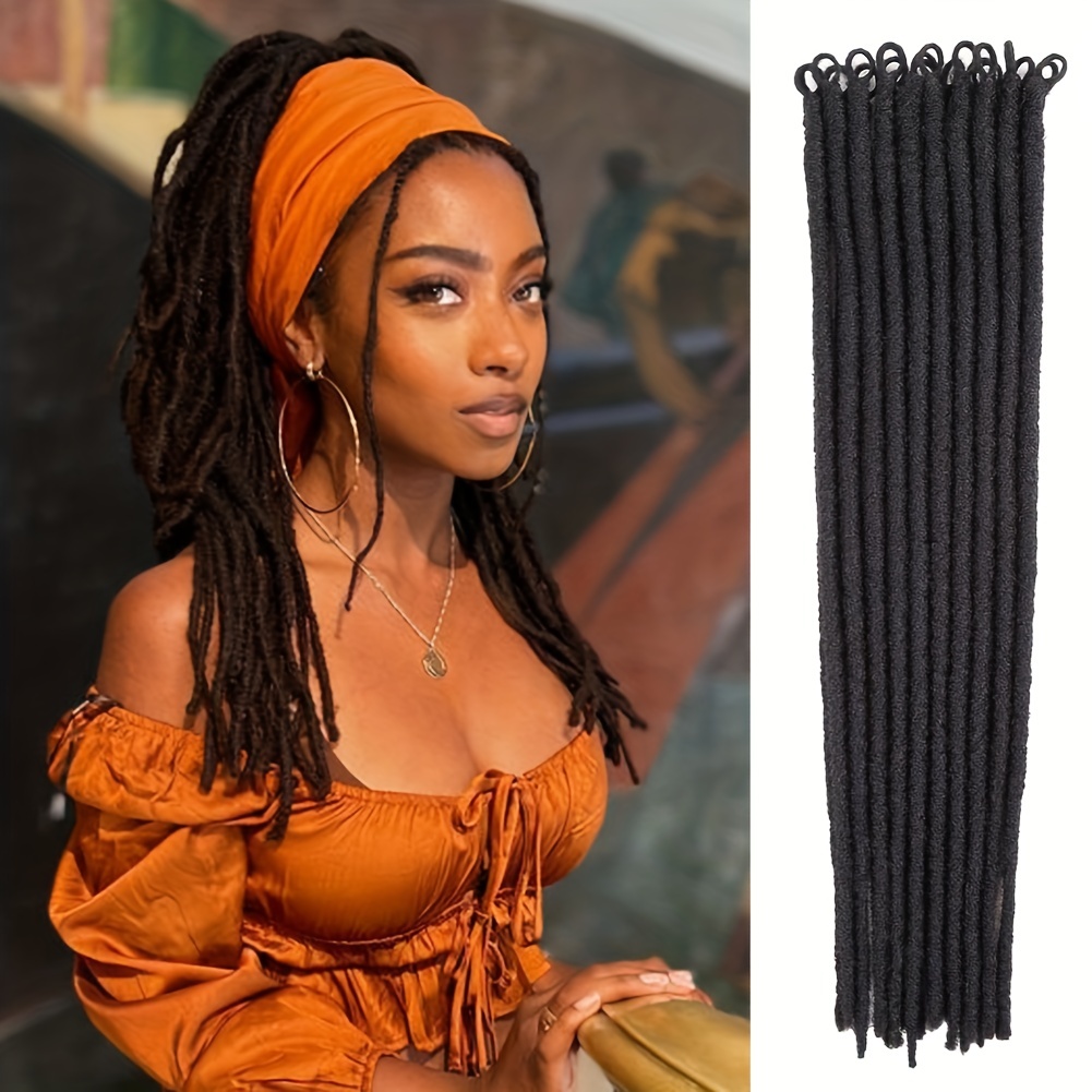 10 Strands Pack Blonde Crochet Dreadlocks Extension