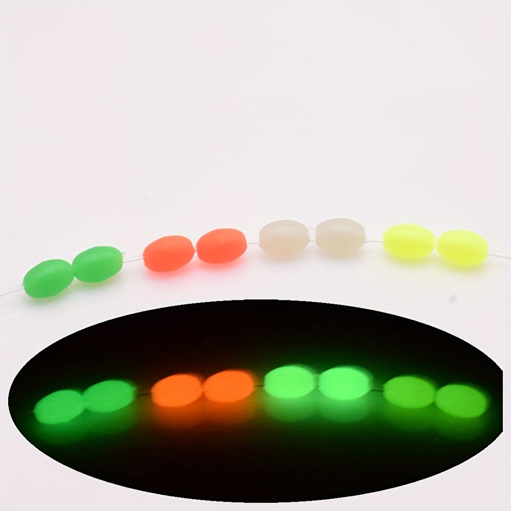Fishing Space Beans Set Glow Beads Non Slip Glow Fishing - Temu