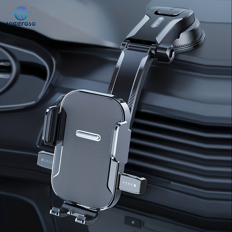 

Hands-free Car Phone Holder Mount For Iphone And Android Smartphones - Securely Fits All Cars - Upgrade Clip Prevents Phone From Falling - Convenient Air Vent Mounting