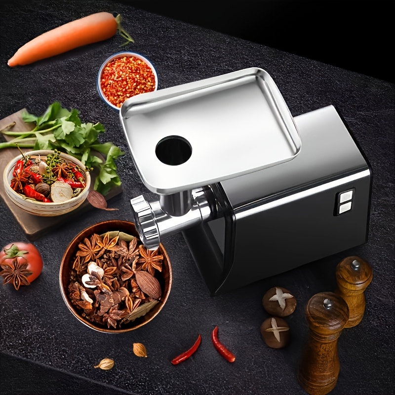 Eu Plug Household Electric Shredded Vegetable And Meat Grinder, Fully  Automatic Multifunctional Sausage Machine, Small Size - Temu