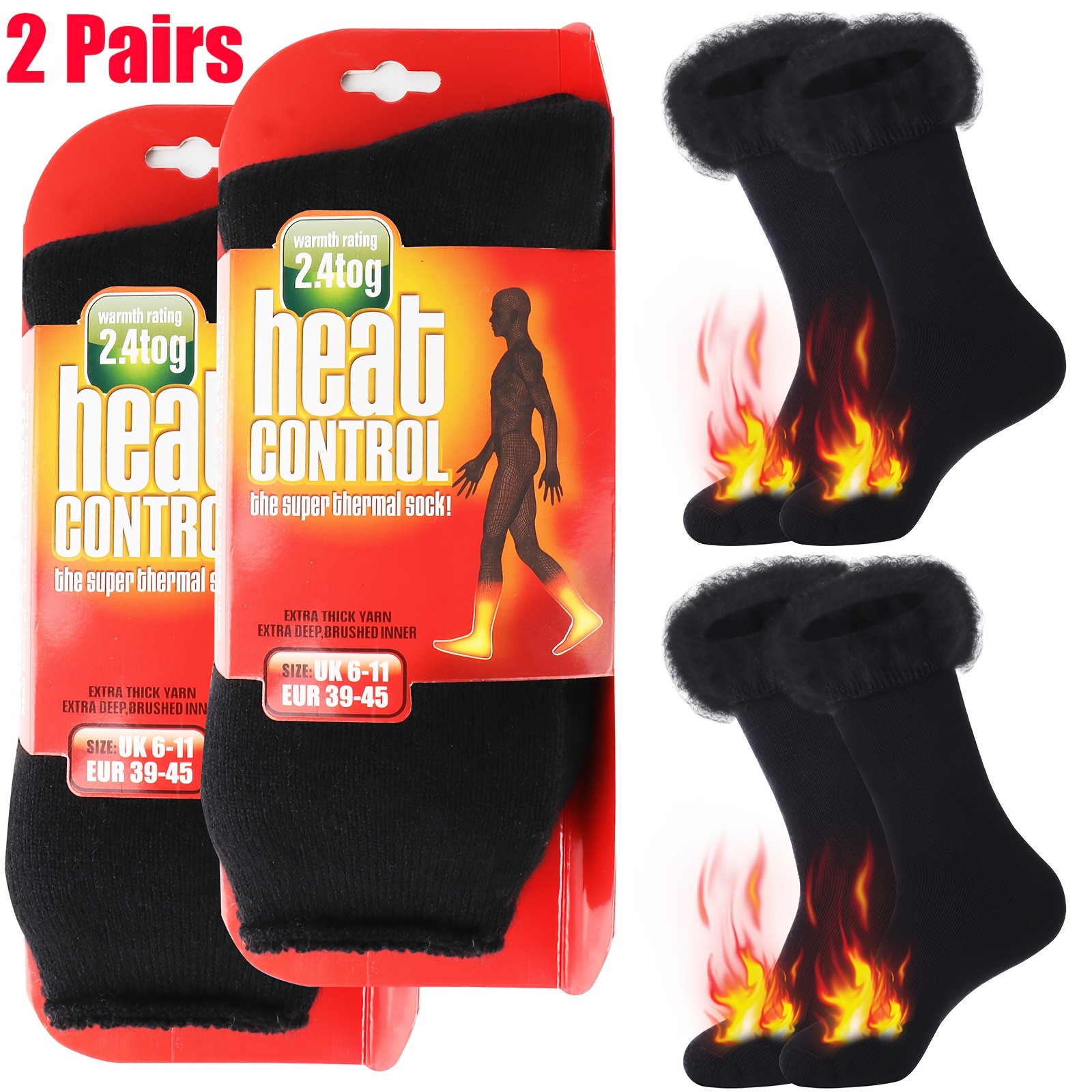 Heat Holders Ladies Thick Thermal Brushed Warm Leggings Black