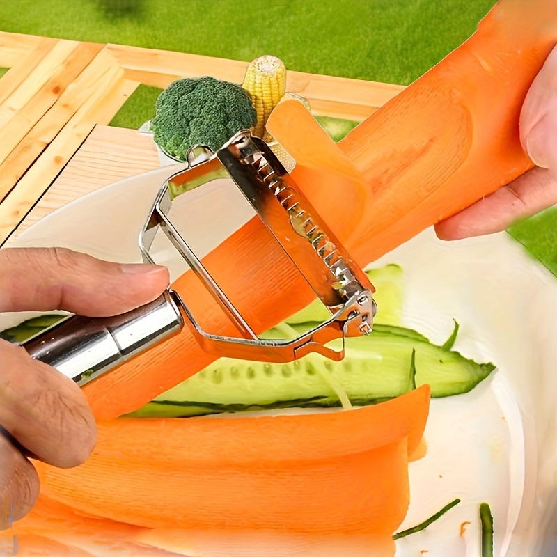 Pelador de verduras de cocina - Pelador de frutas y zanahorias