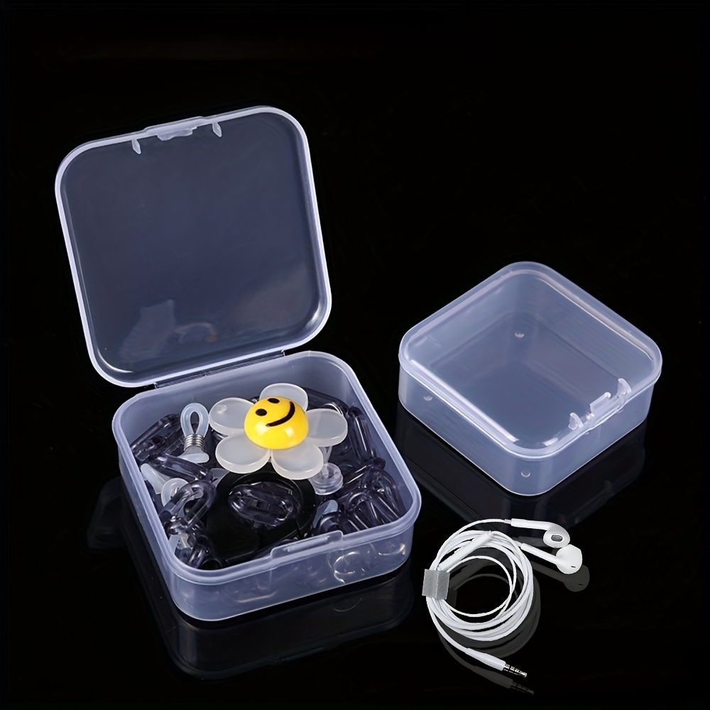 Mini Transparent Storage Box Sticker Accessories Parts - Temu