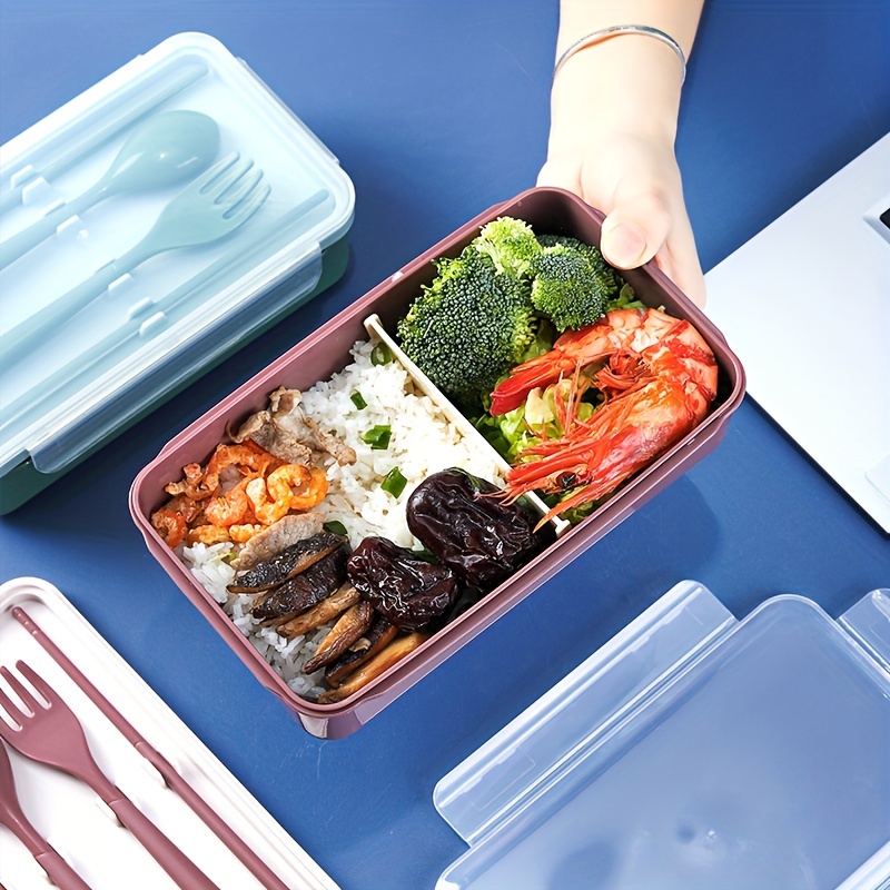 Bento Boxes, 2-layers Sealed Kids Lunch Box, Fruits Food Containers Student  Office Worker Microwavable Bento Box With Fork And Spoon, Fresh-keeping,  Kitchen Supplies - Temu