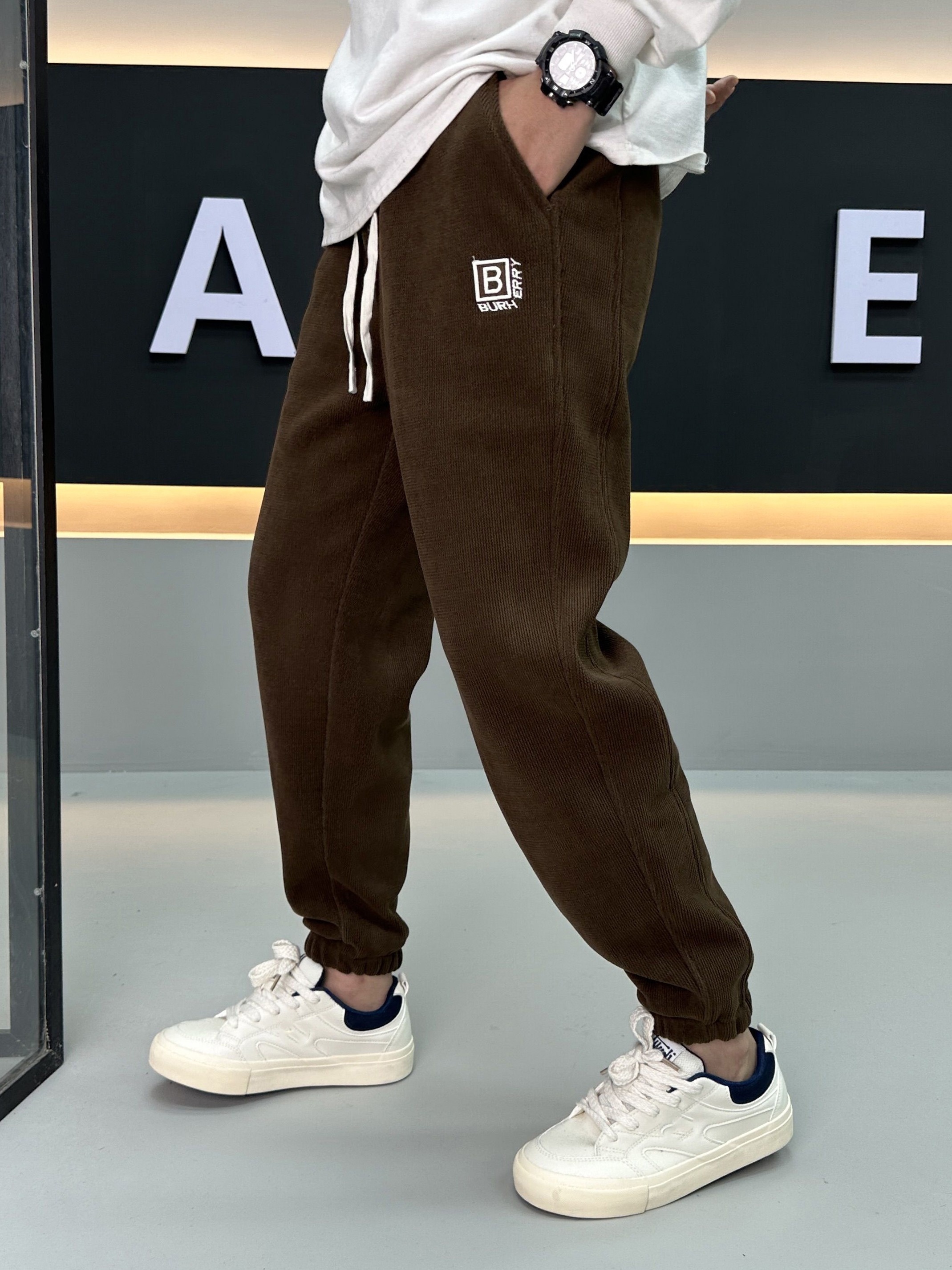 Mens cotton fleece store sweatpants