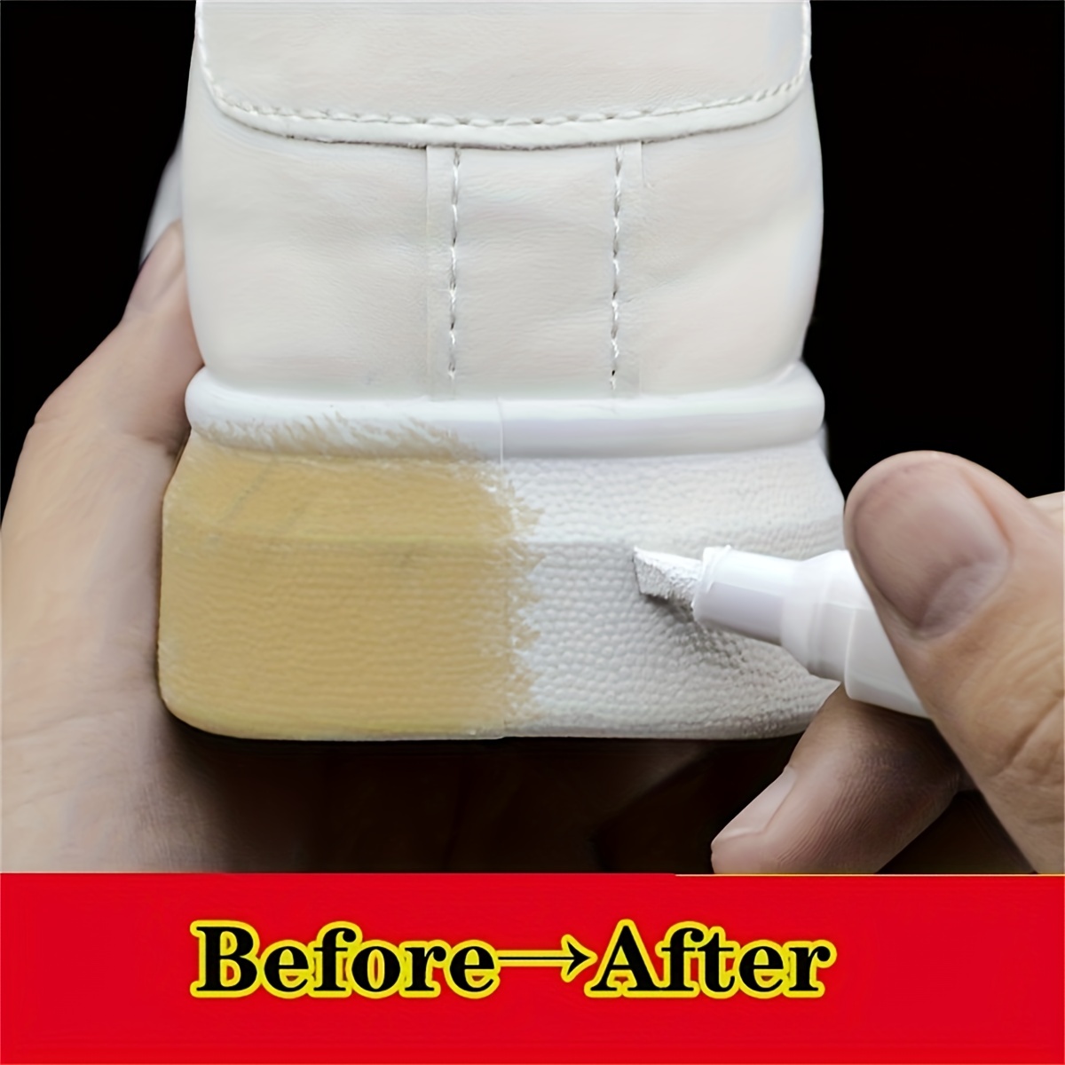 White Leather Shoe Repair, White Paint Leather Shoes