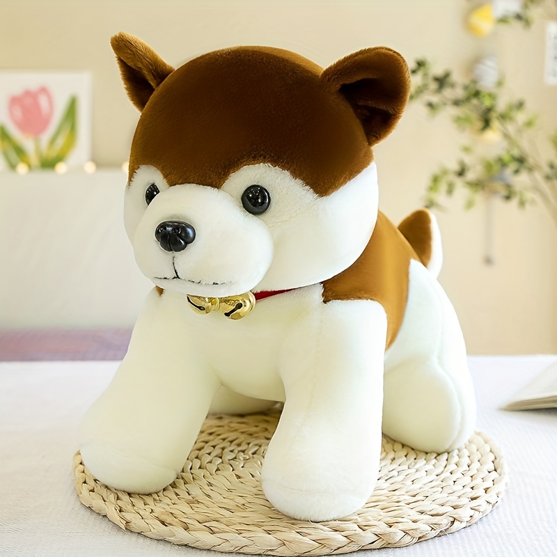 Lifelike Cute Husky Dog Plush Toys Soft Stuffed - Temu