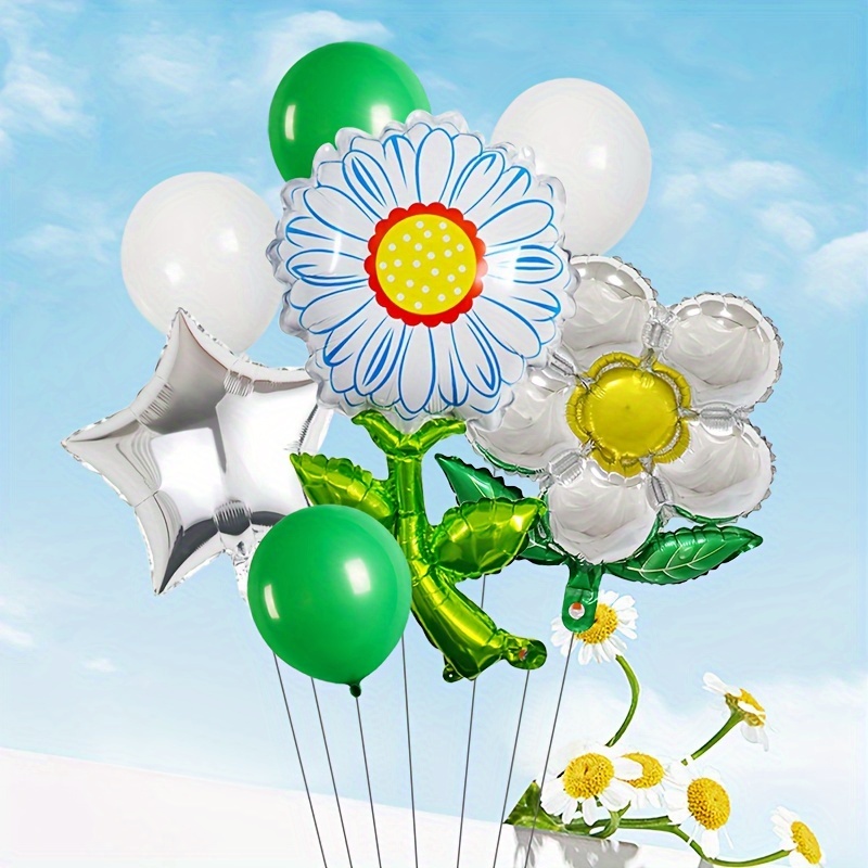 Flower Balloon Set Wedding Decor Birthday Decor Anniversary - Temu