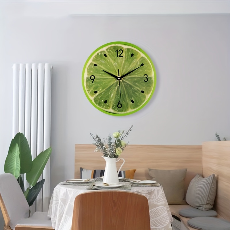 1 Horloge Murale - 12 Pouces (30 Cm) Horloges Murales Style Fruit