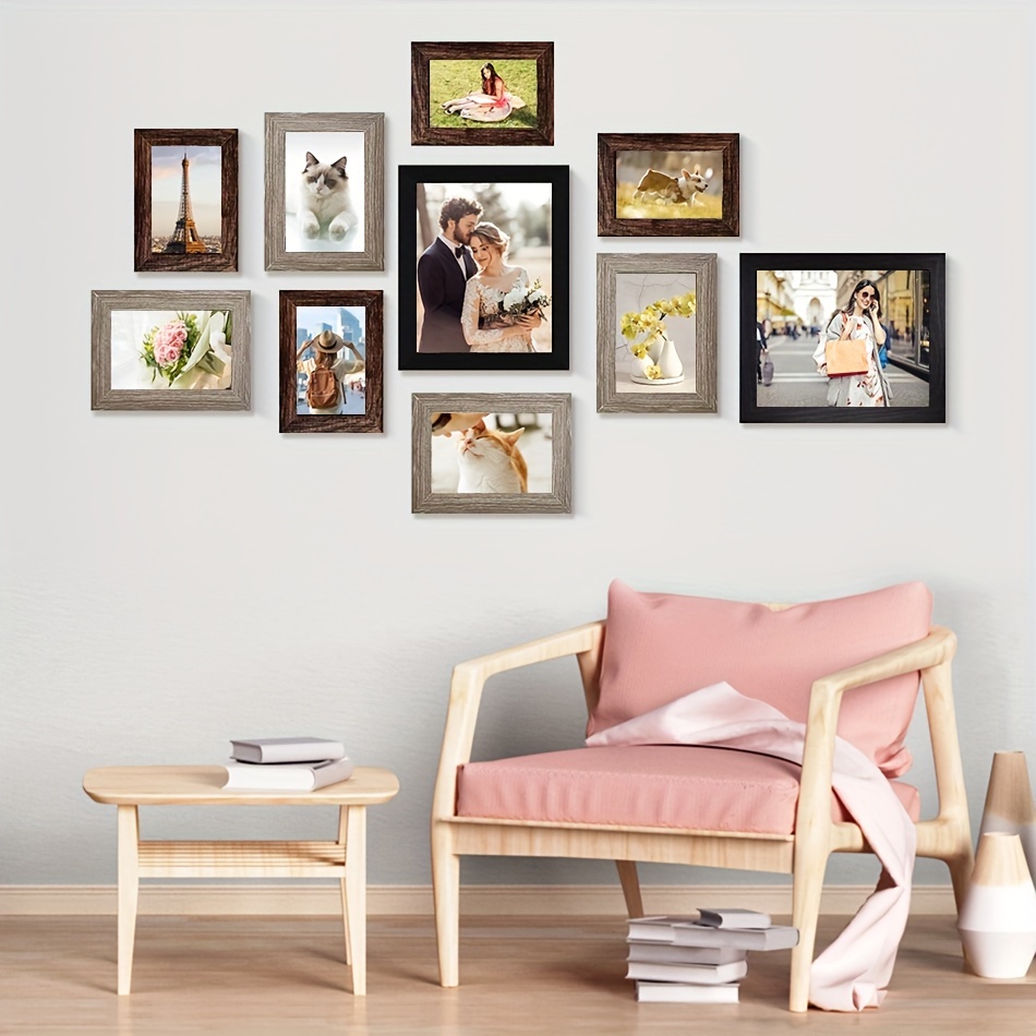 HOMIK Marco de fotos blanco de 70 x 50 CM pulgadas con elegante diseño  clásico – Marco de decoración del hogar perfecto para regalar : :  Hogar y cocina