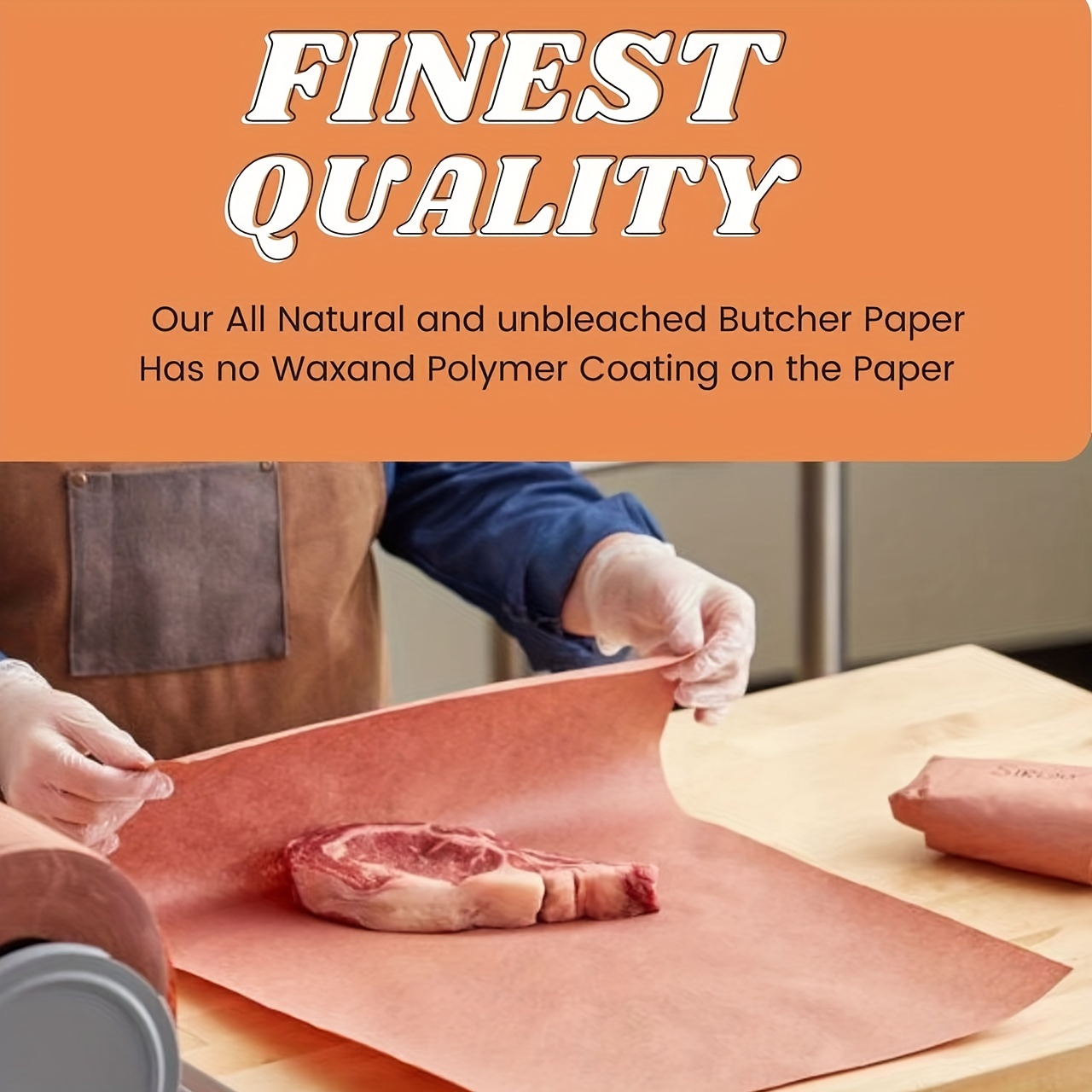 Brown Butcher Paper for Smoking Meat - Brown Butcher Paper Roll Food  Wrapping