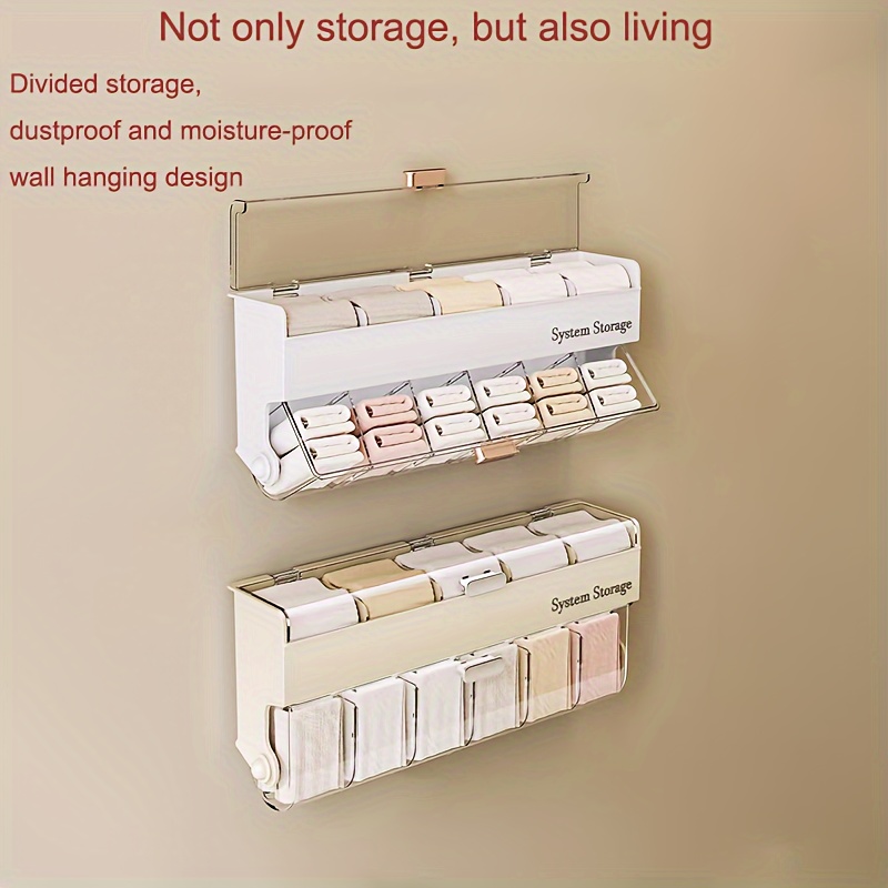 Storage Boxes Iron Underwear Shelf Bra Sock Display Stand Metal Holder For  Home Bedroom Dormitory Wall Mounted Cookware Hanging Rack From Toubanmian,  $26.03