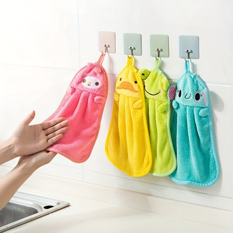 Cute Hand Towels Microfiber Coral Washcloth Towels Funny - Temu