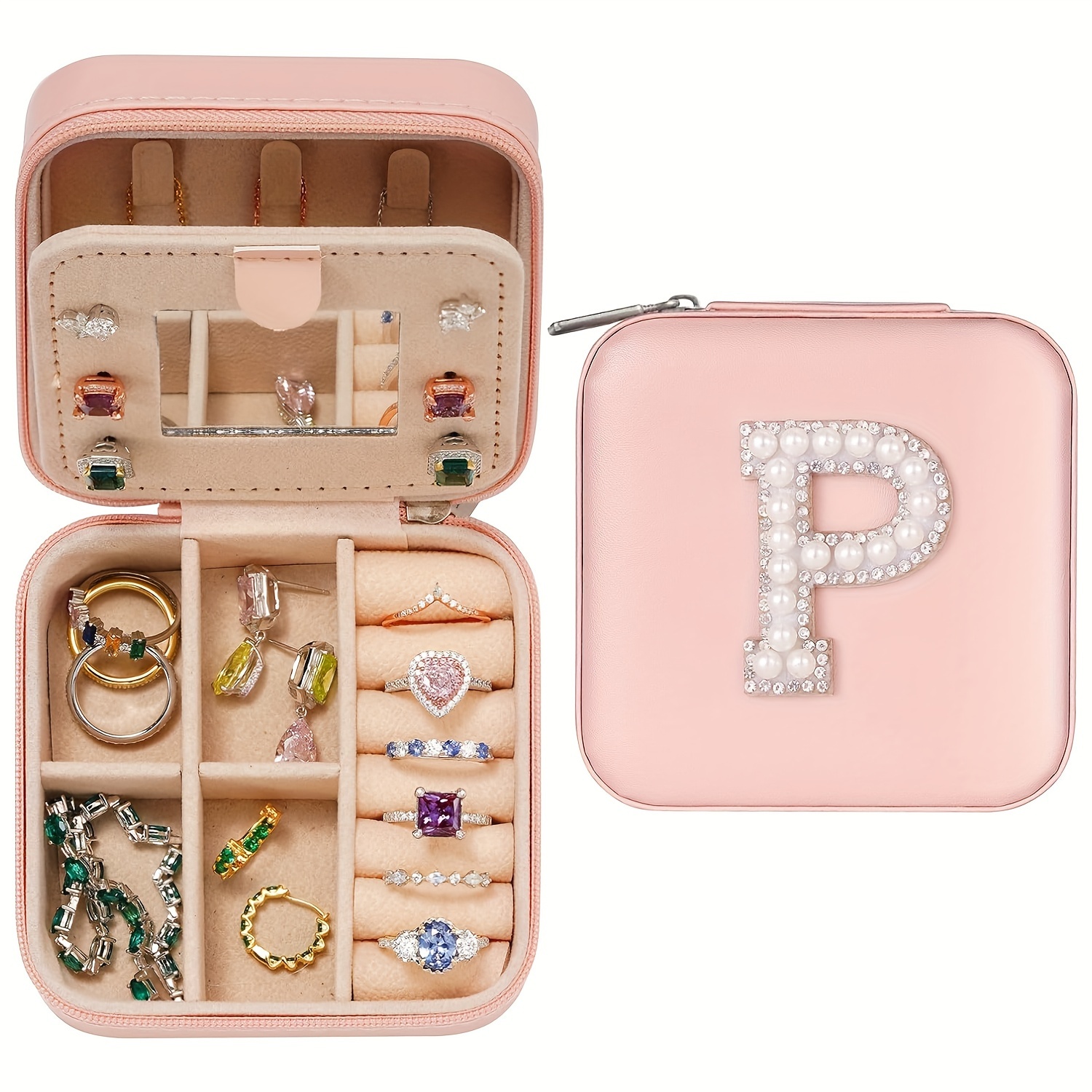 15. Geburtstag Geschenk Für Mädchen – Edelstahl-Spiegel Mit Gravur, Rose Gold