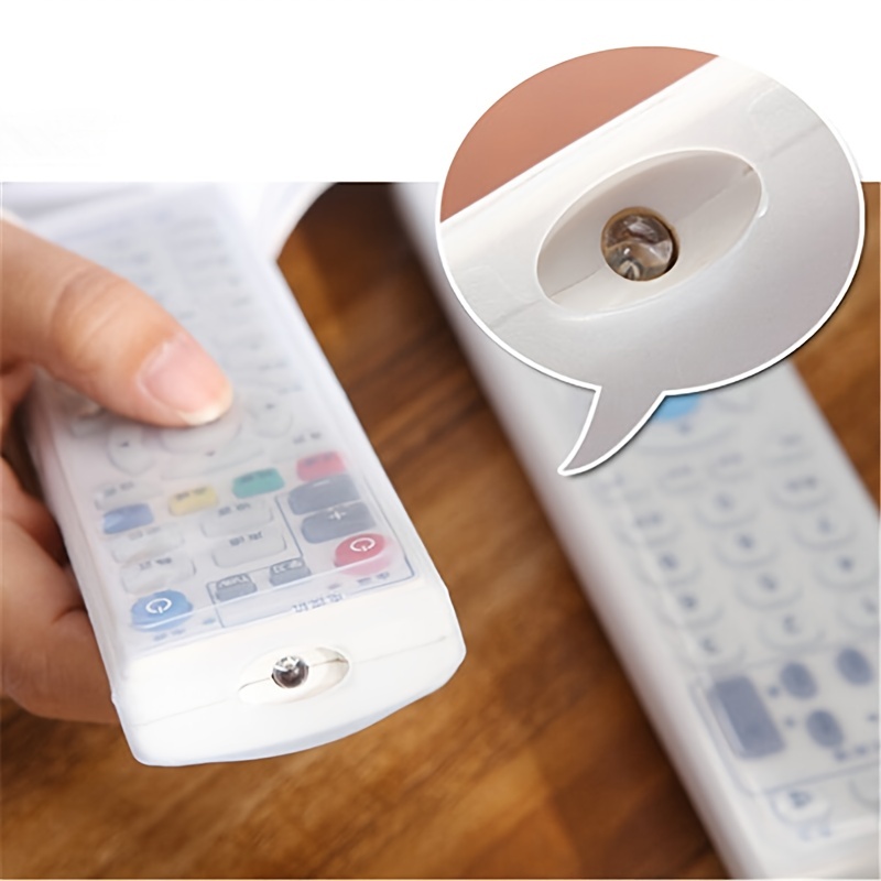 1pc Transparent Remote Control Case with Elastic Fit & Waterproof Protection - TV/AC/DVD/Recorder Cover, Scratch-Resistant Clear Shell for Home Theater & Media Devices, Dustproof Slim Fit Design, Minimalist Cover, Durable Material, Flexible Protection, Protective Sleeve, Av Enthusiasts, Gadget Protectors
