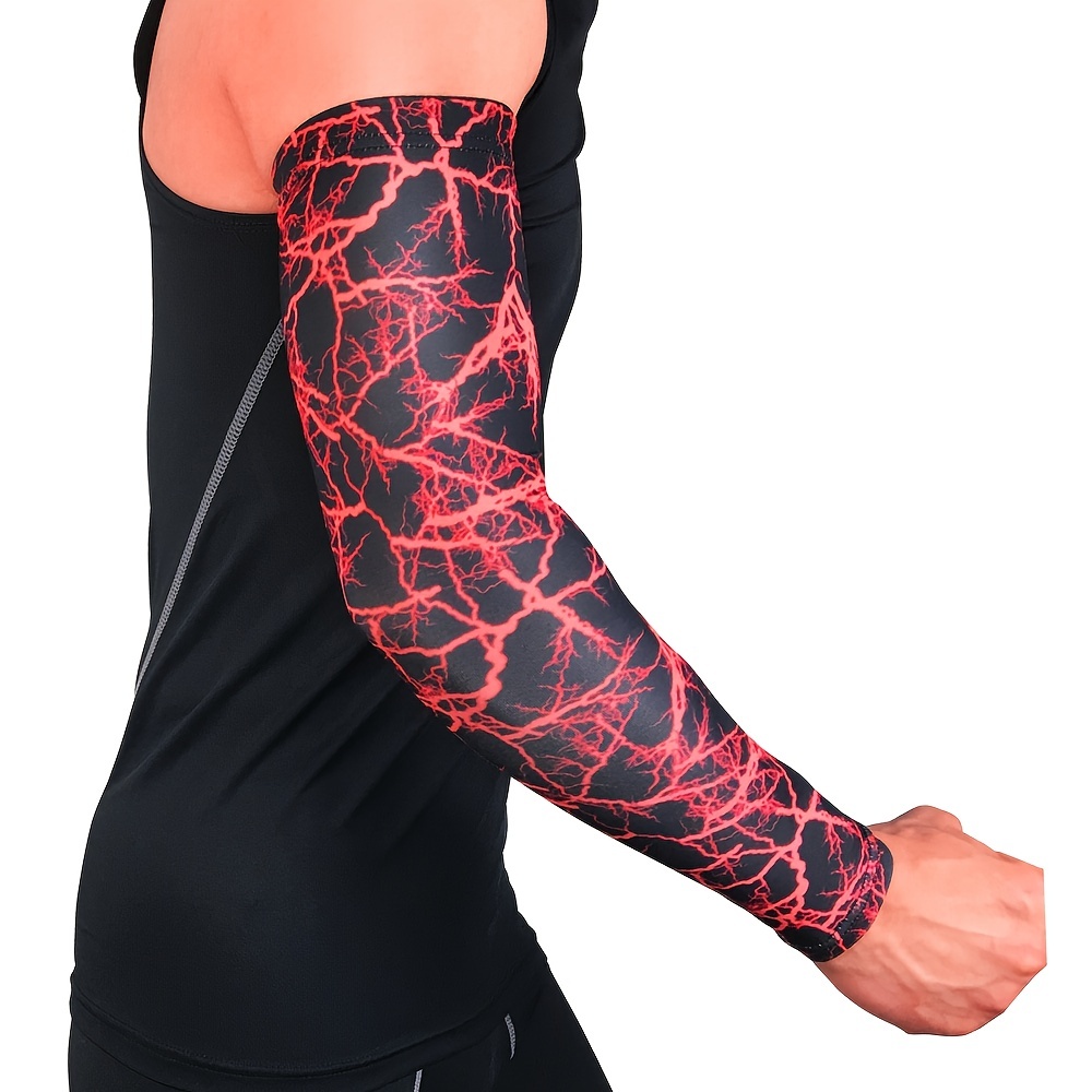 Red Compression Arm Sleeve