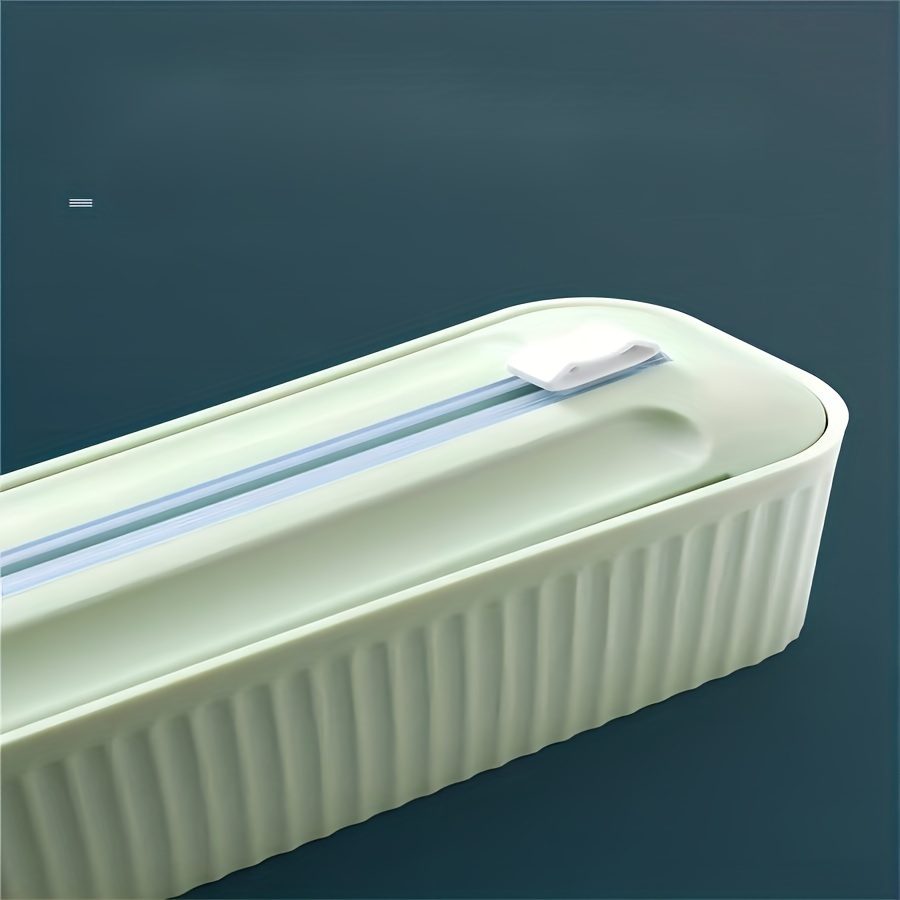 Plastic Wrap Dispenser with Cutter Kitchen Organizer