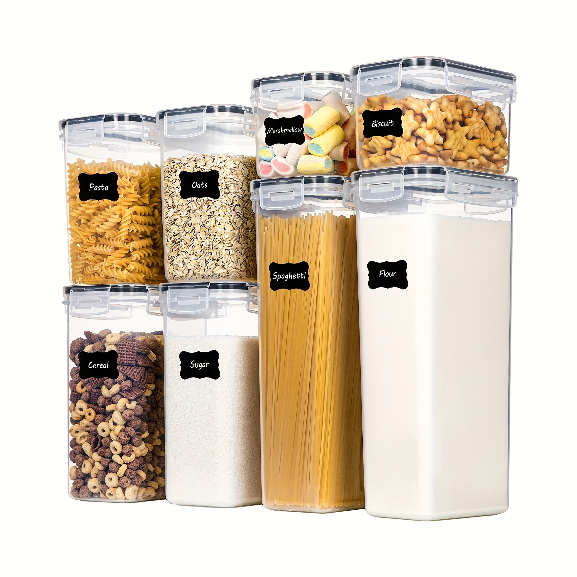 Contenedor Cereales Dispensador Alimentos Plástico Cereales - Temu