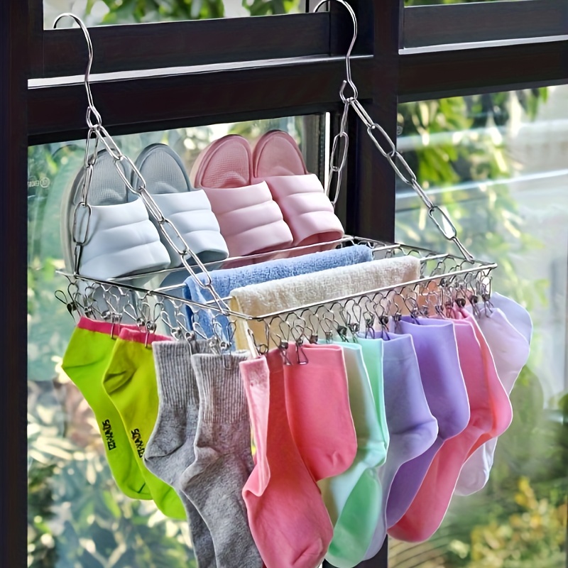 3-tier Sweater Drying Rack, Flat Mesh Drying Rack, Windproof Foldable  Clothes Dryer With Fixing Band, Lay Fold Flat Dry Hanger For Indoor  Outdoor, Delicates, Towel, Socks, Swimsuit - Temu