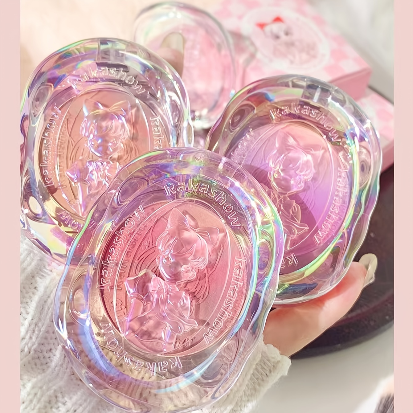 Young Girl Gradient Cheek Rouge Brightening Natural Nude Makeup
