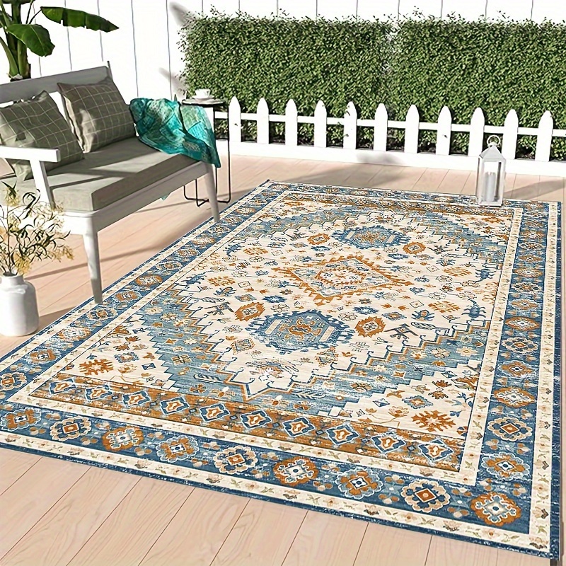 Soft Stylish Geometric Living Room Rug Perfect Doormats - Temu