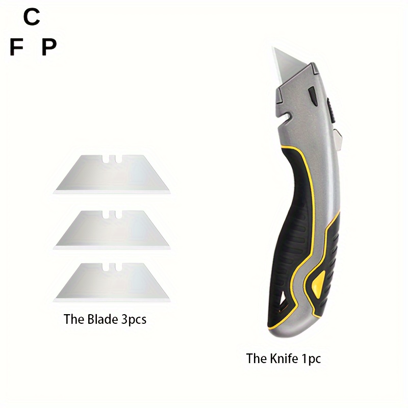 Best Utility Knife Box Cutter 3 Position Retractable Knife Temu Saudi