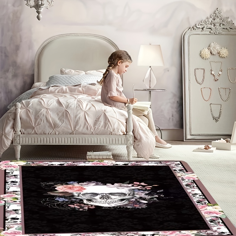 Halloween Skull Printed Carpet 80x119