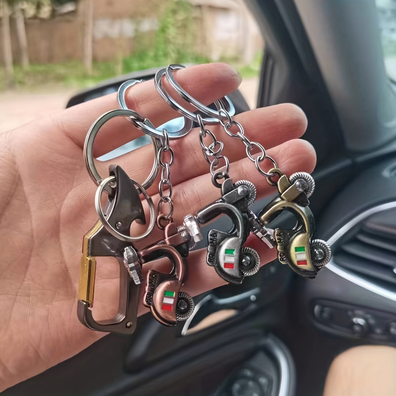 Car Keychain Self Protection Hook, Self Protection Multifunctional