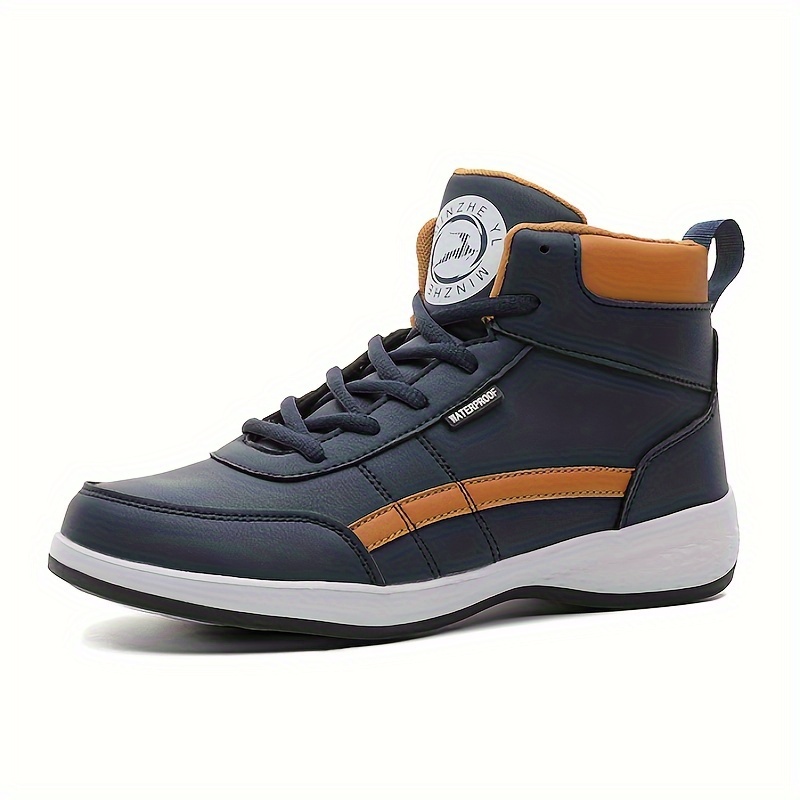 Non Slip Sneakers for Men Mens Shoes Large Size Casual Leather