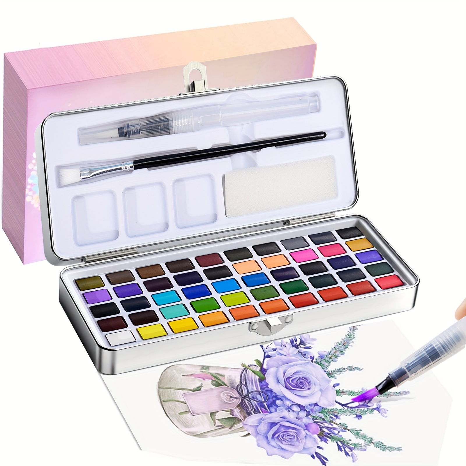 Watercolor Paint Set for Adults - Professional Watercolor Set with Water  Color Paints | Watercolor Paint Kit Supplies Painting Set for Adults 