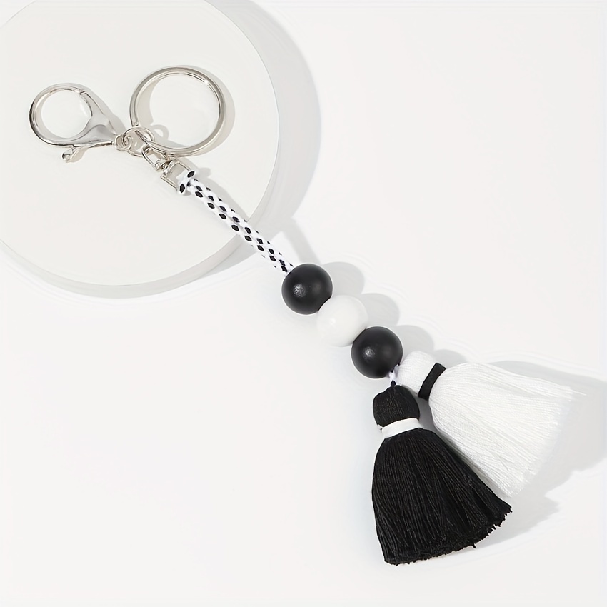 Car Tassel Key Chain Ring Holder Pendant