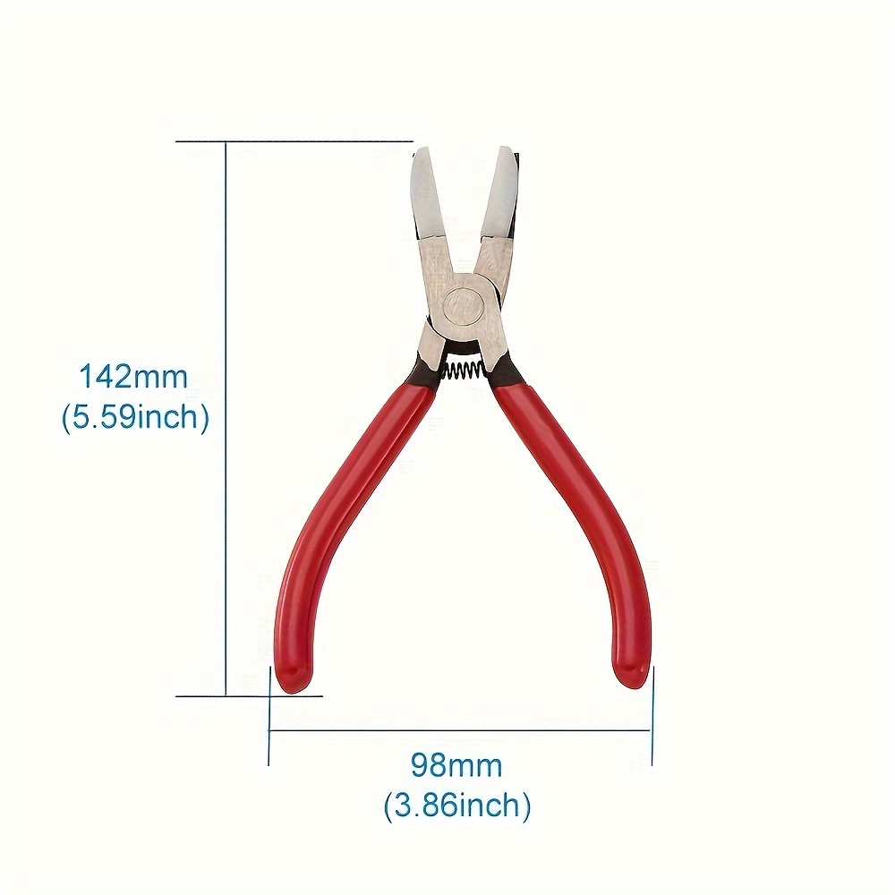 1pc Carbon Steel Material Flat Nose Plier, Diy Jewelry Making Tool For  Jewelry Making