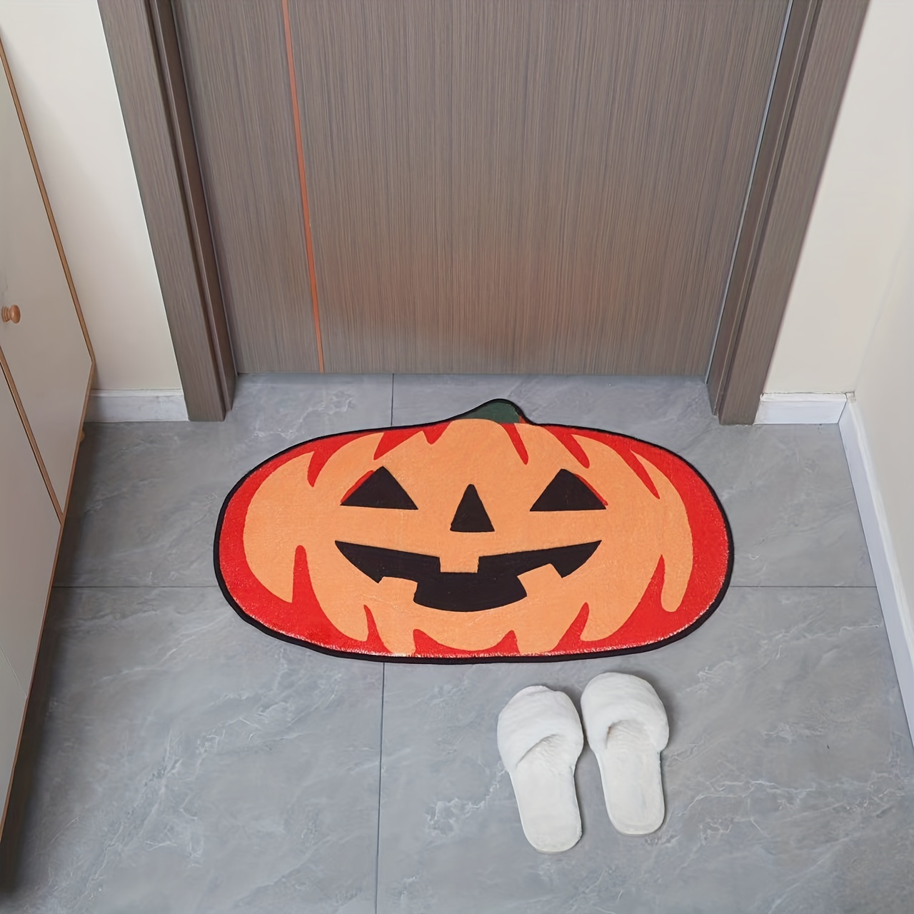 Halloween Extra Large Pumpkins Front Doormat For Entrance Way Outdoor And  Indoor, Holiday Durable Home Floor Mats, Non Slip Rubber Backing Decorative  Absorbent Rug, Home Decor - Temu