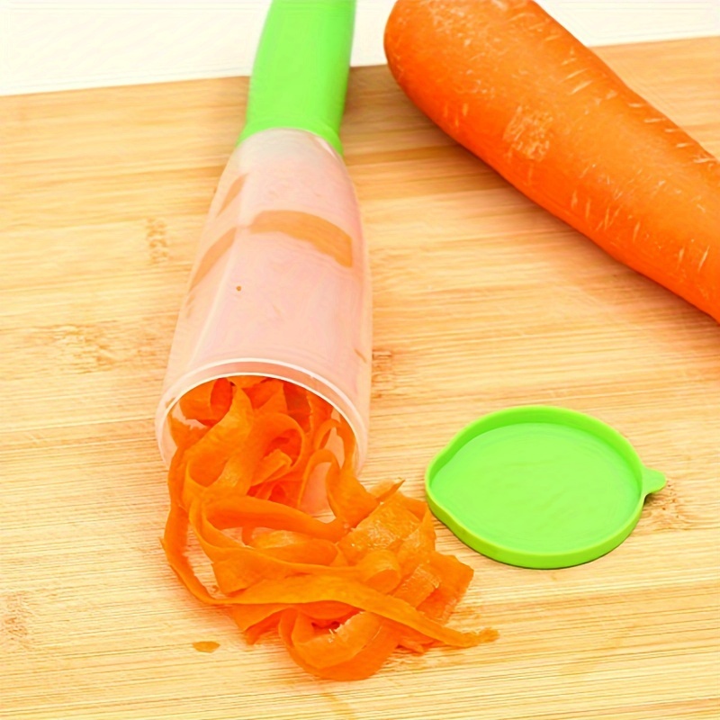 Peeler With Rubbish Bin Stainless Steel Cutter Peeler Carrot