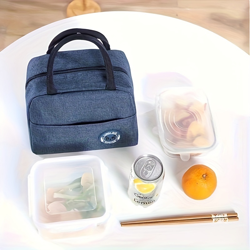 Bolsa De Almuerzo Aislada Portátil, Bolsa De Almacenamiento De  Refrigeración Ligera, Caja De Almuerzo Térmica Para Viajes, Picnic Y  Actividades Al Air