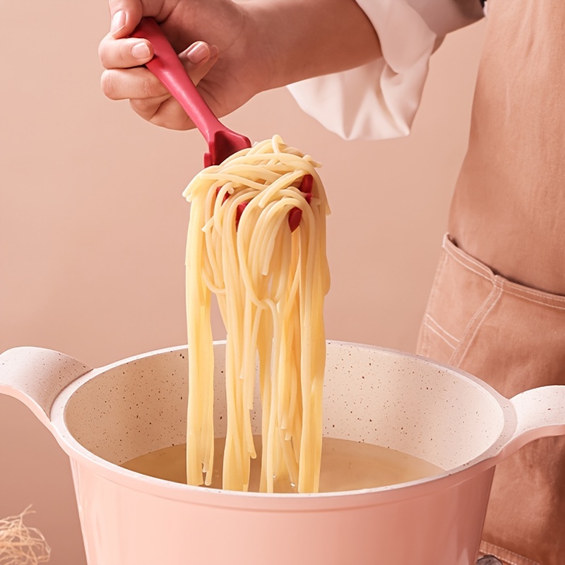 fettucine pasta noodles Kitchen Utensils Silicone Pasta Fork